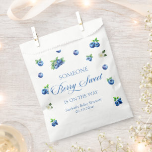 Blaubeer-Baby-Party Geschenktütchen