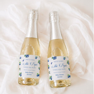 Blaubeer-Baby-Shower-Pop es, wenn sie platzt