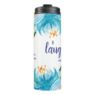 Blaubeer-Blumen-Schwägerin Lustige Zitate  Thermosbecher