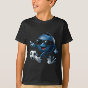 Blaubeer Fußball T-Shirt