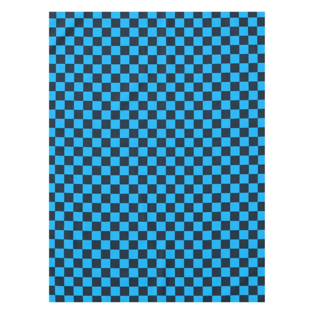 Blaubeer Karomuster Tischdecke (Vorderseite)