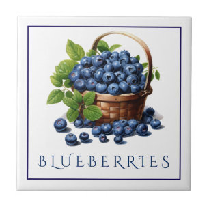 Blaubeer-Keramikfliese Fliese