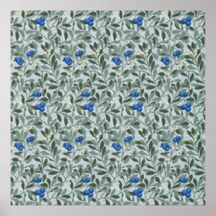 Blaubeerbaum, William Morris Poster