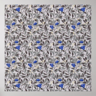 Blaubeerbaum, William Morris Poster