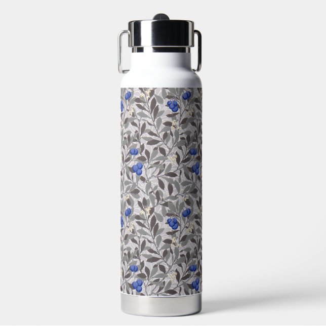 Blaubeerbaum, William Morris Trinkflasche (Vorderseite)