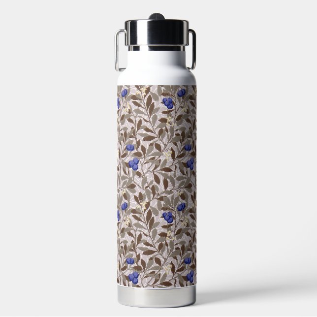 Blaubeerbaum, William Morris Trinkflasche (Vorderseite)