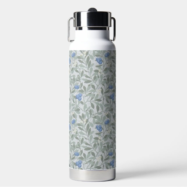 Blaubeerbaum, William Morris Trinkflasche (Vorderseite)