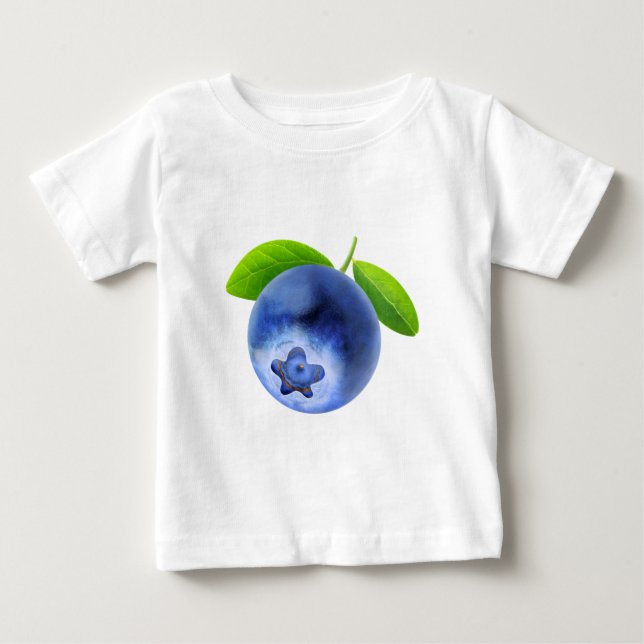 Blaubeere Baby T-shirt (Vorderseite)