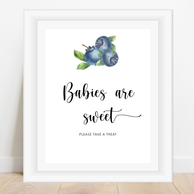 Blaubeere - Babys sind süß  Poster (Von Creator hochgeladen)