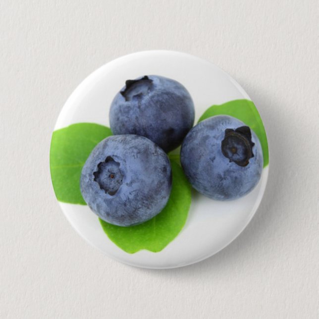 Blaubeere Button (Vorderseite)