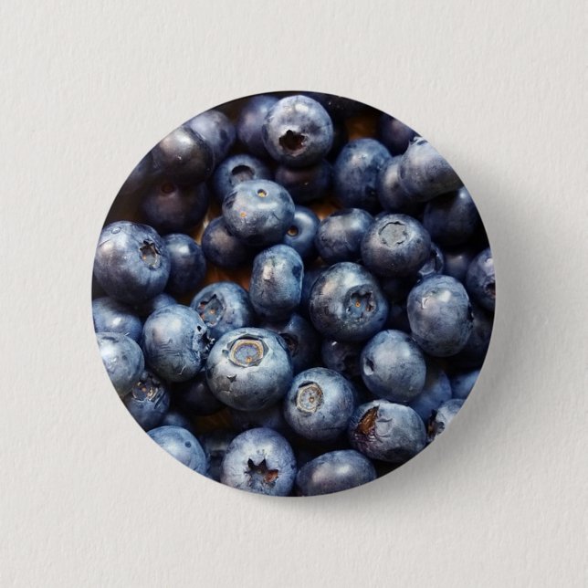 Blaubeere Button (Vorderseite)