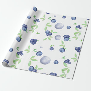 Blaubeere Geschenkpapier