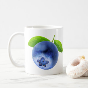 Blaubeere Kaffeetasse