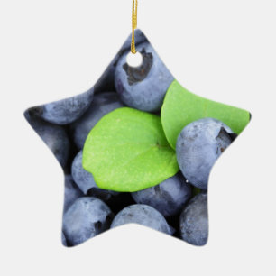 BLAUBEERE KERAMIK ORNAMENT