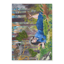 Blaubeere Magnetkarte