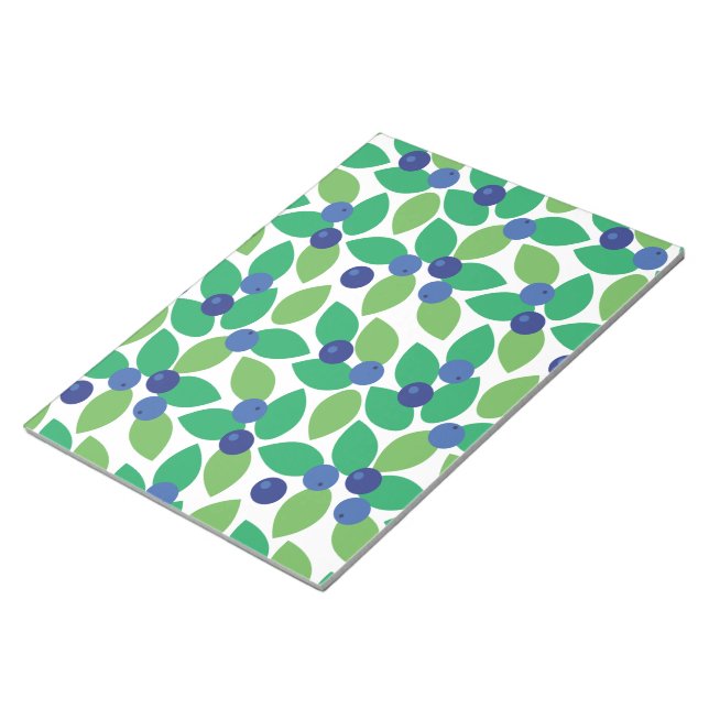 Blaubeere. Notizblock (angewinkelt)