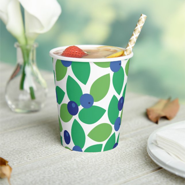 Blaubeere. Pappbecher (In Situ)