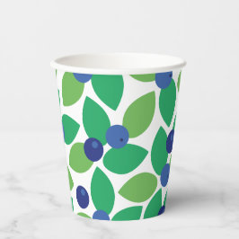 Blaubeere. Pappbecher