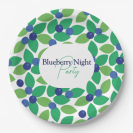 Blaubeere. Pappteller