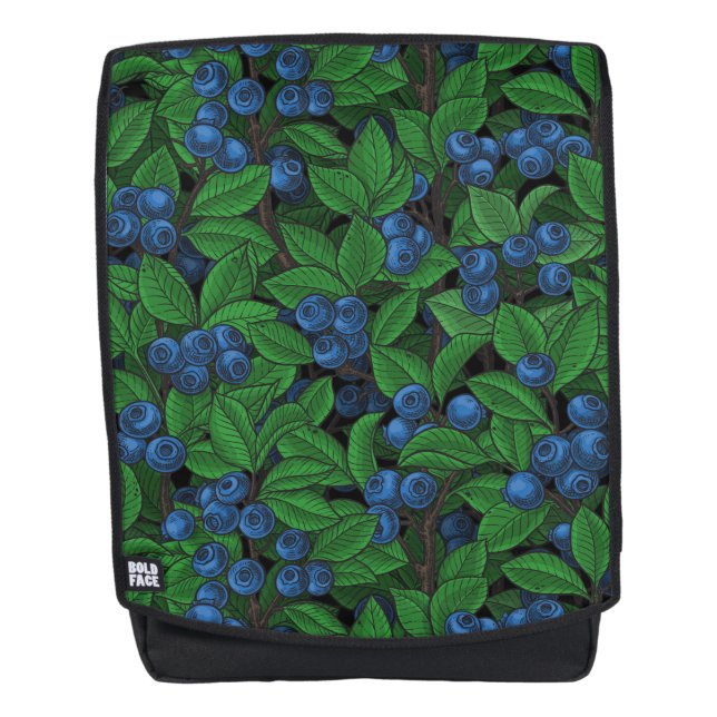 Blaubeere Rucksack (Vorderseite)