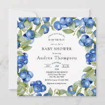 Blaubeere | Süße Babyparty
