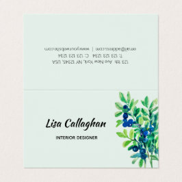 Blaubeere Visitenkarten