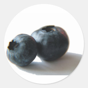 Blaubeeren-Aufkleber Runder Aufkleber