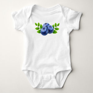 Blaubeeren Baby Strampler
