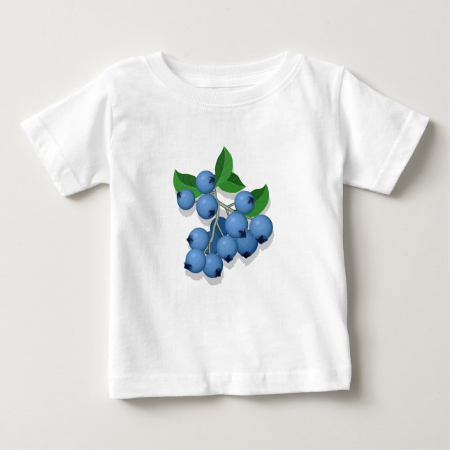 Blaubeeren Baby T-shirt (Vorderseite)