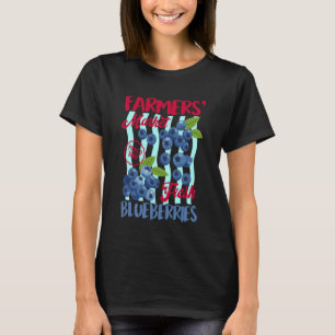 Blaubeeren Bauernmarkt Frische Blaubeeren Gärtnere T-Shirt