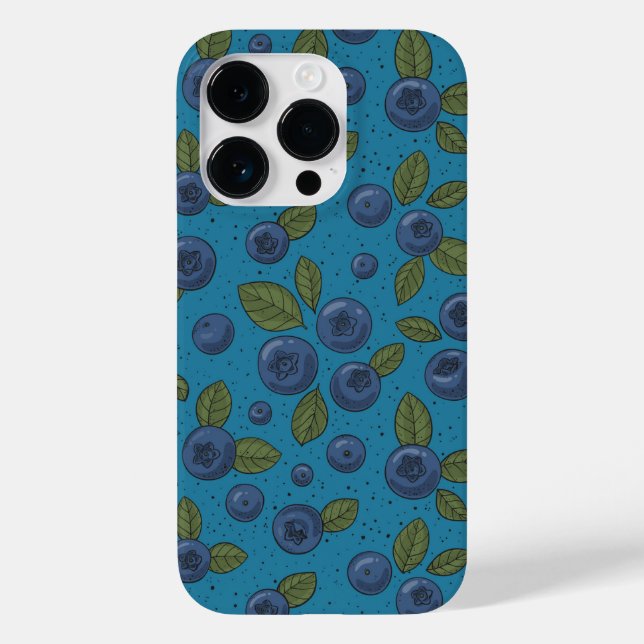 Blaubeeren Case-Mate iPhone 14 Pro Hülle (Rückseite)