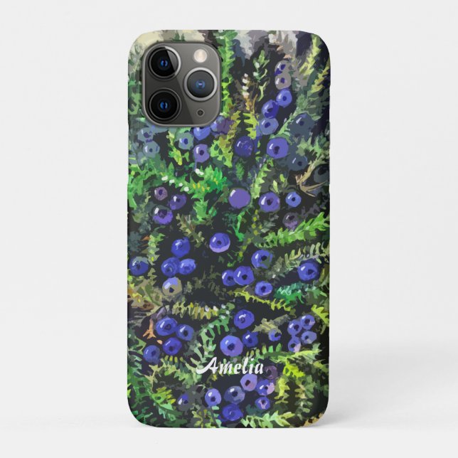 Blaubeeren Case-Mate iPhone Hülle (Rückseite)