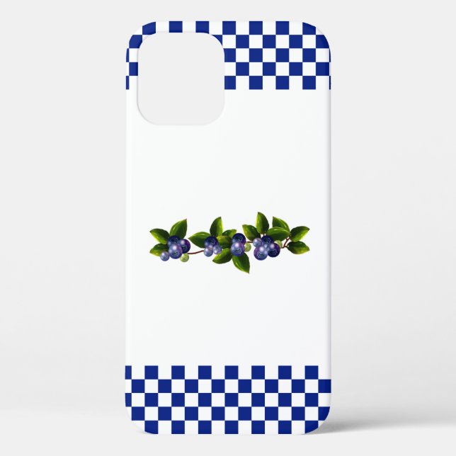 Blaubeeren Case-Mate iPhone Hülle (Rückseite)