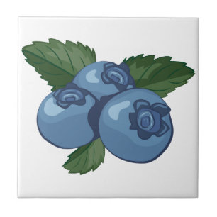 Blaubeeren Fliese
