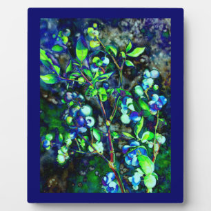 Blaubeeren Fotoplatte