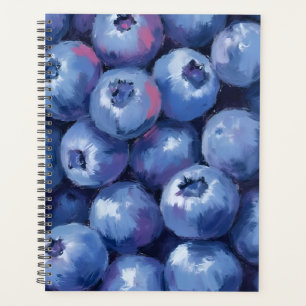 Blaubeeren Frucht Aquarell Gemalt Planer