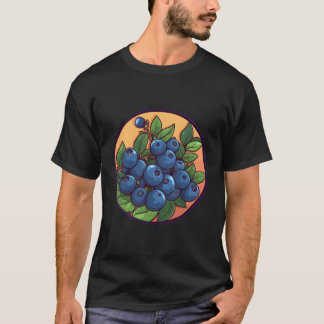 Blaubeeren Früchte Blueberries Frucht Veganer Gart T-Shirt