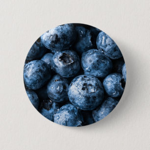 Blaubeeren Früchte Button