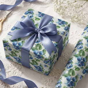 Blaubeeren Geschenkpapier