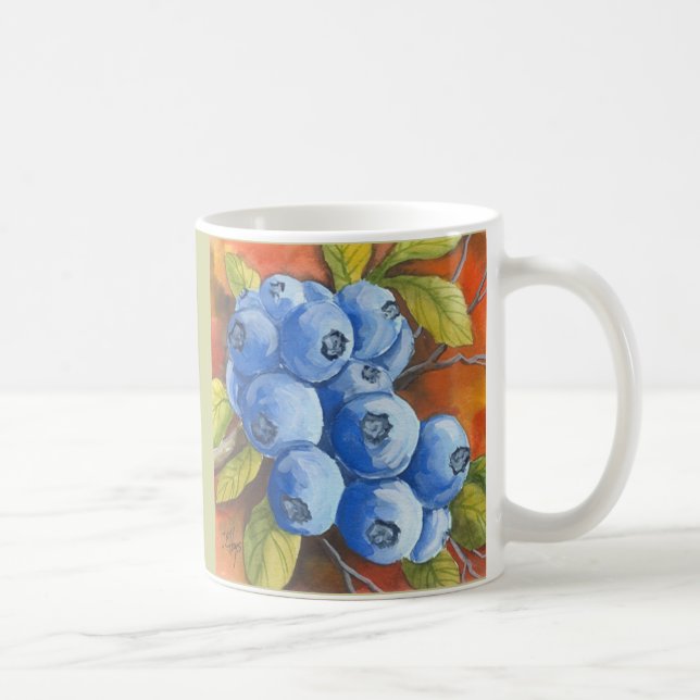 Blaubeeren Kaffeetasse (Rechts)