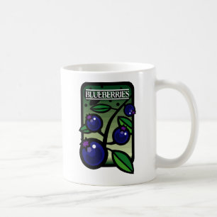 Blaubeeren Kaffeetasse