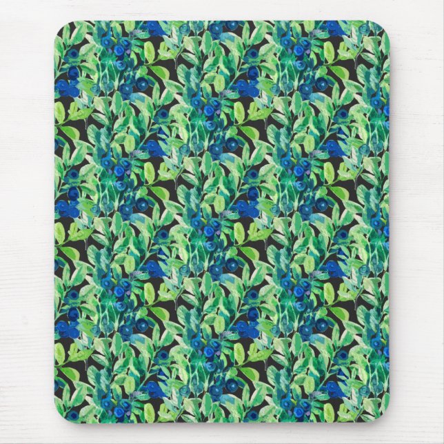 Blaubeeren Mousepad (Vorne)