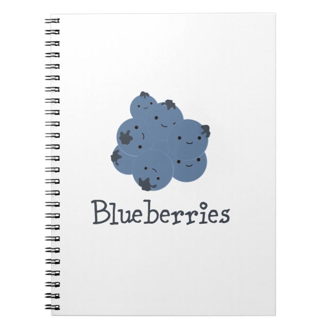 Blaubeeren Notizblock (Vorderseite)
