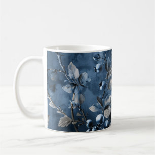 Blaubeeren Obst Vintag Inspiriert Kaffeetasse