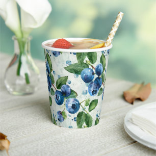 Blaubeeren Pappbecher