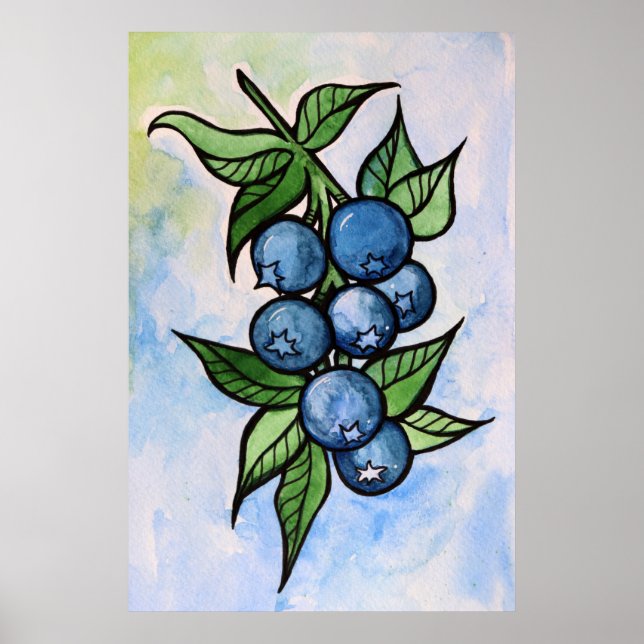 Blaubeeren Poster (Vorne)