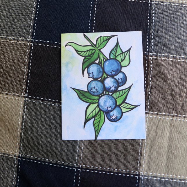 Blaubeeren Postkarte (Von Creator hochgeladen)
