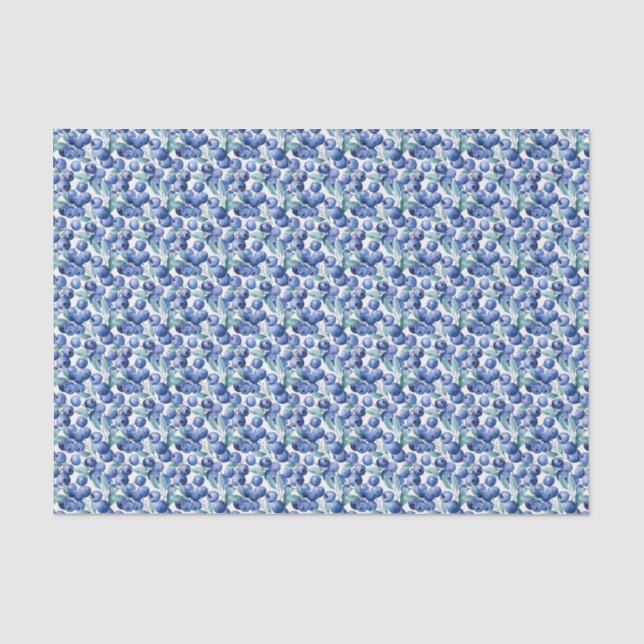 Blaubeeren Seidenpapier (Vorderseite)