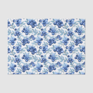 Blaubeeren Seidenpapier