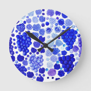 Blaubeeren und Blaue Trauben rund um die Uhr